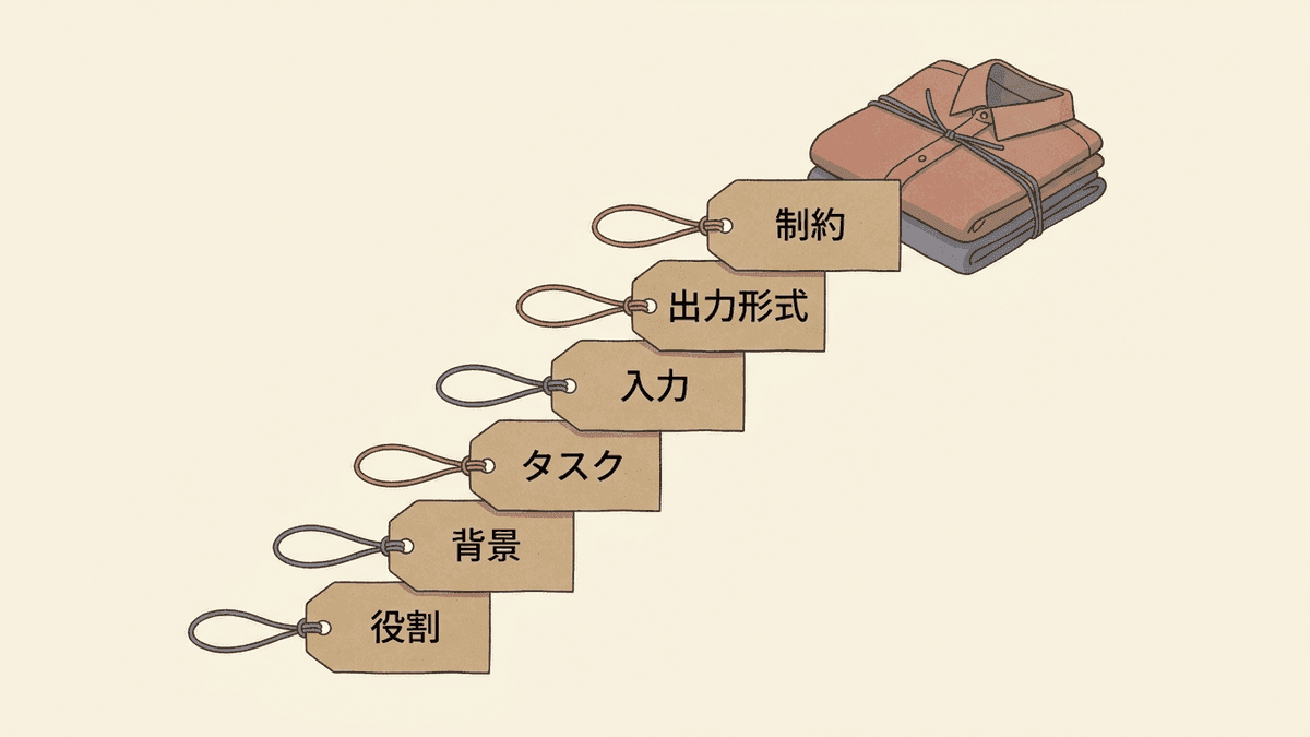 ChatGPTへの指示を構成する6つの要素