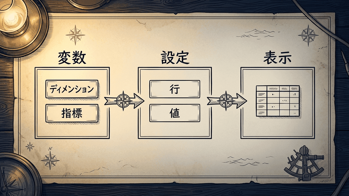 探索レポートの構成要素