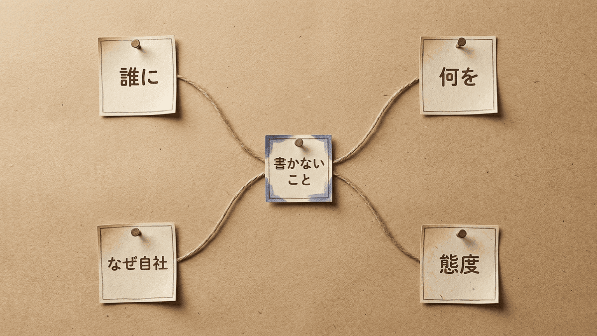 コンセプトを構成する4つの問いと1つの制約の関係図