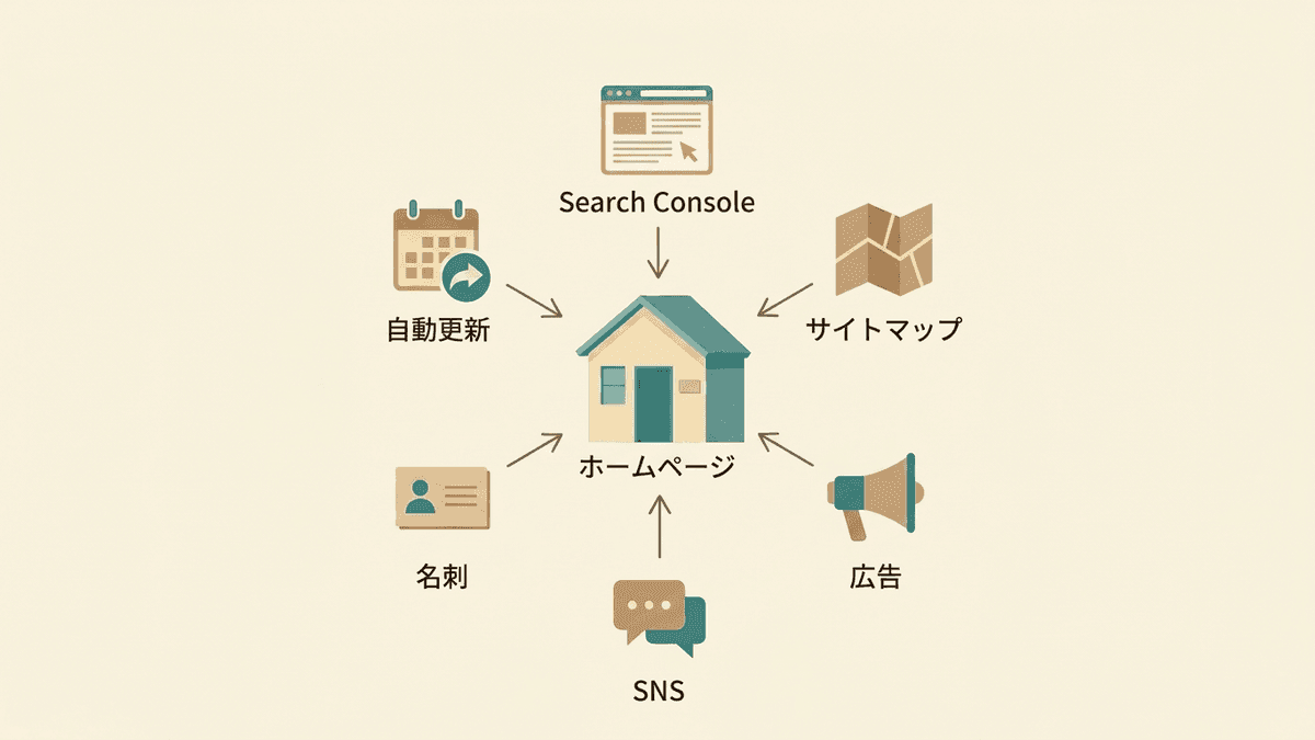 SSL化の後にhttpsへ書き換える場所を示した図