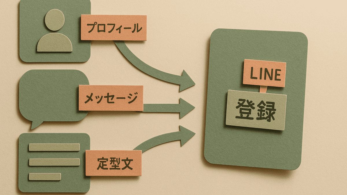 アメブロ記事から次の行動へつながる導線の図