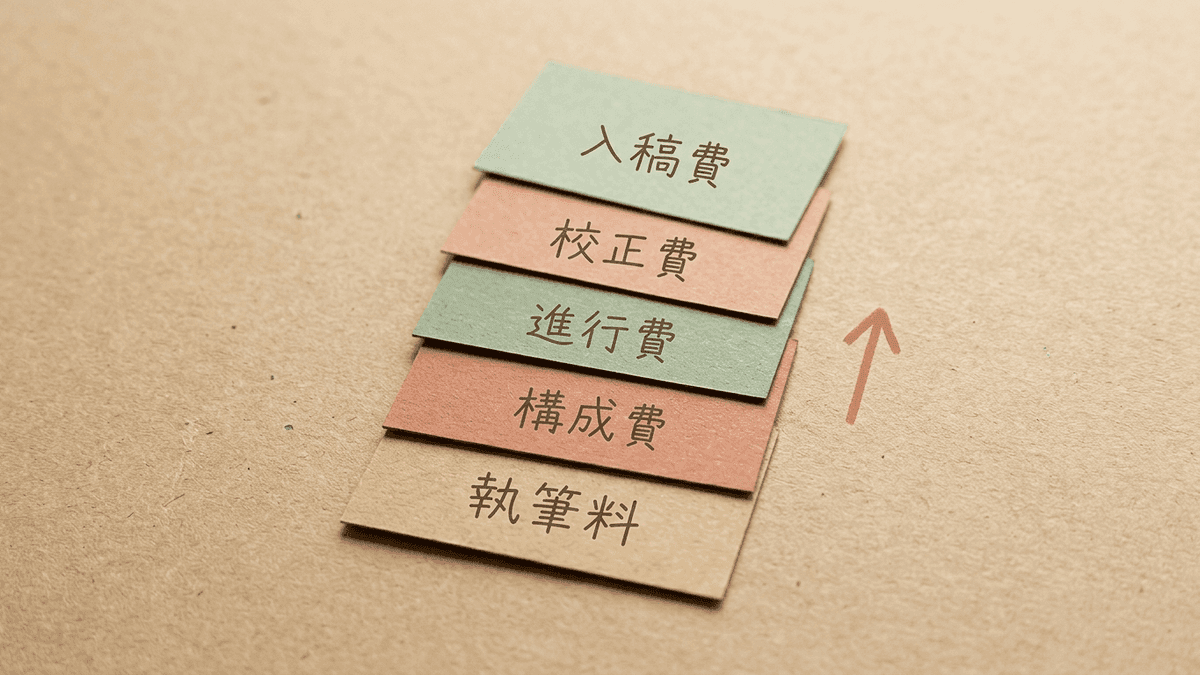 記事1本の費用が執筆料と周辺コストの積み上げで決まる構造
