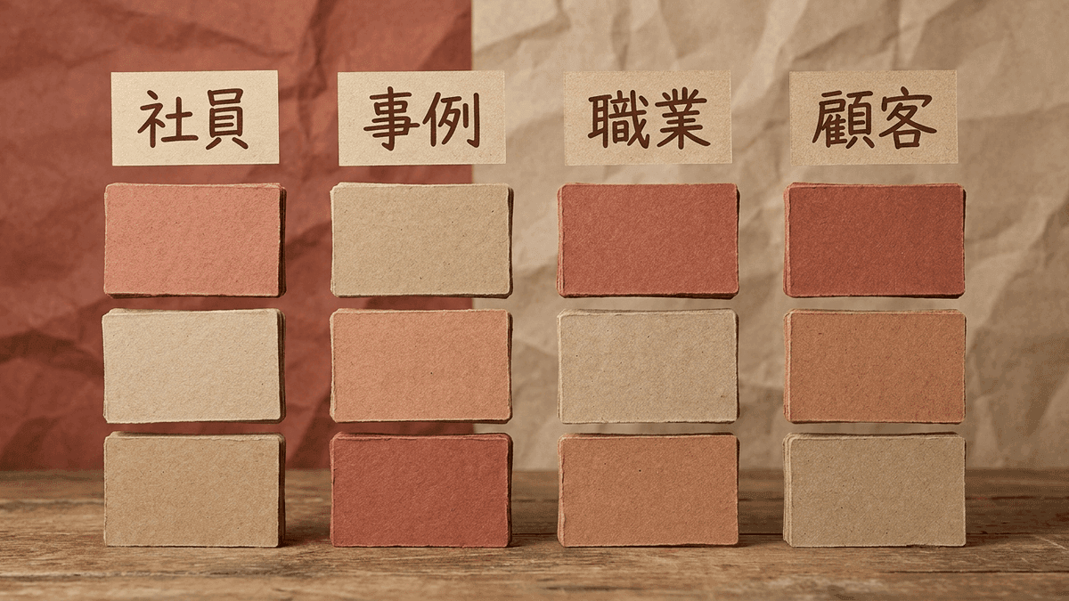 用途ごとに逆算のもとが変わることを示した比較図