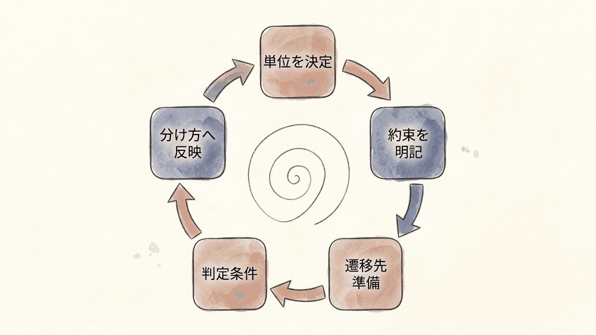 LPOを回すサイクルの図解