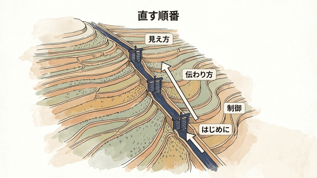 HTMLタグを3つの層に分けた図