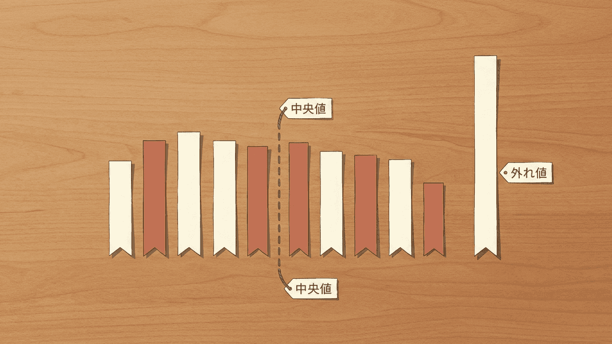 上位10件の文字数の分布から適正量を判断する図