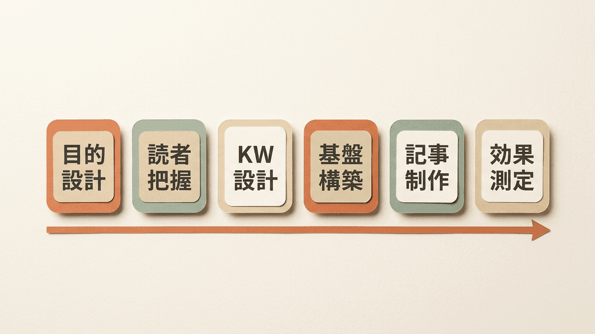 目的設計から改善までのWebメディア立ち上げ手順