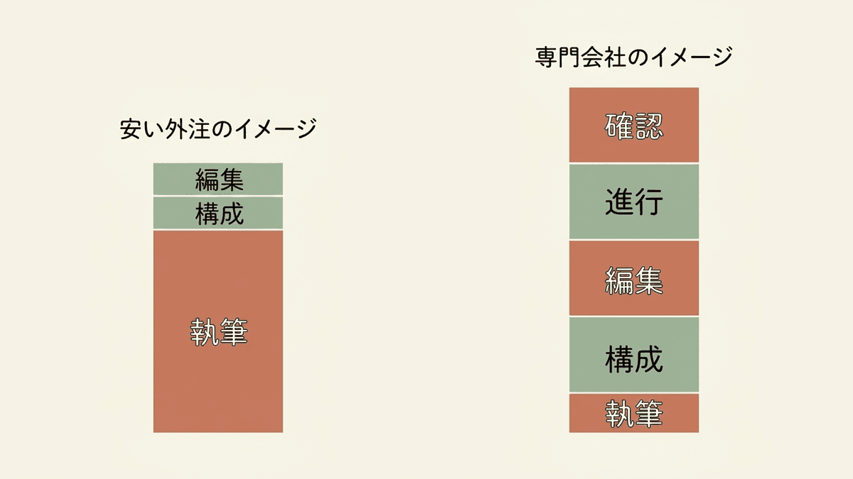 ライティング代行の価格差を生むディレクション工数の内訳